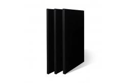 China Customizable Black Stretched Blank Black Stretched Painting Canvas Boards Various Sizes supplier