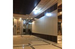 China Exhibition Hall Movable Folding Partitions / Acoustic Operable Partition Walls supplier