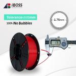 18 Colors 3D Printing Filament FDM Customization Diameter 1.75mm Red PLA Filament for sale