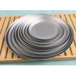 China RK Bakeware China-Hard Anode Perforated Thin Crust Pizza Pan for Pizza hut manufacturer