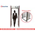 33 Detect Zones Walk Through Metal Detector Scanner Gate With LED Side Light Alarm for sale