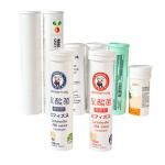 Custom Logo PP Material Effervescent Tablets Tube With Cap For Industrial Minerals for sale