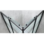 Customizable Square Shower Enclosures With Frosted Printing Glass For Modern