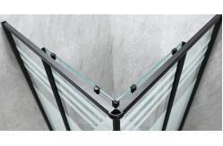 China Customizable Square Shower Enclosures With Frosted Printing Glass For Modern supplier