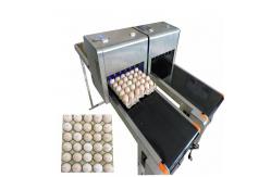 China High Efficiency Egg Date Stamp Machine , Small Date Format Egg Spraying Machine supplier
