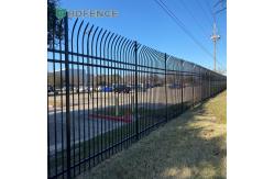 China Sandblasted Tubular Steel Fence Anti-Fingerprint supplier
