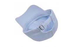 China Adjustable Plain White Baseball Cap 6 Panel 56cm Common Fabric supplier