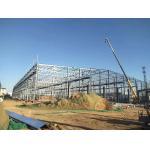 Type - H Section Garage Steel Frame With Grey Paint Color And Steel Tile for sale