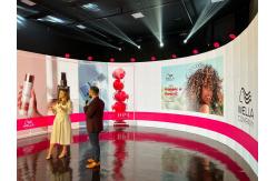 China P2 Indoor Flexible LED Video Wall Curved Commercial Advertising LED Module supplier
