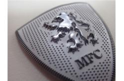 China Embossed Silver TPU 0.7mm Custom Clothing Patches supplier