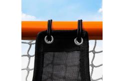 China 6X6FT Lacrosse Training Equipment Lacrosse Goal Net With 7 Target Hole supplier