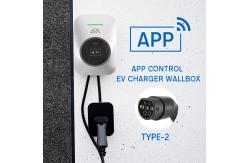 China Factory 7kw Smart Ev Home Wallbox With Mobile APP supplier