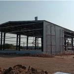 Bolt / Weld Connect Portable Modular Metal Cladding Steel Structure Workshop Building with AISC / EN / JIS / GB Design Standard for sale