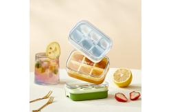 China 6 Compartment Square Ice Cube Maker For Whisky Cocktails Drinks supplier