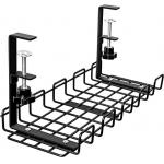 Single Tier Cord Organizer for Standing Desk No Drill Required for Wire Organization for sale