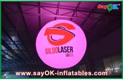 China Large White Oxford Cloth Inflatable Lighting Ballon For Advertising supplier