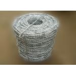 Electric Galvanized Barbed Wire Fence 1.6-3.2mm Diameter Anti Acid / Alkali for sale