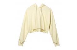 China Custom Solid Long Sleeve Crop Top Spring Autumn Outerwear Anti Shrink supplier