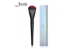 China Jessup 1pc Black Smoothie Angled Foundation Brush MUL02 supplier