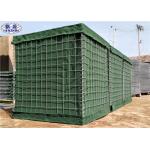 Galfan Coated Geotextile Linded Welded Hesco Defensive Barriers Military Green for sale