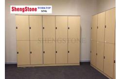 China CE Factory Locker Room Hpl Lockers , Hpl Cabinets Equipped With Cambert supplier
