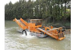 China 16cbm High Efficiency Aquatic Weed Harvester For Lake Cleaning supplier