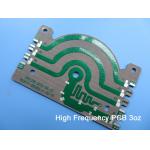 PTFE PCB Board Built On 1.5mm PTFE Plate with 3oz Copper and Immersion Silver Pads for Power Amplifier for sale