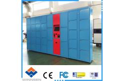China Customized Non Touch Apartment Delivery Lockers With Big Touch Screen / Camera supplier