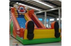 China Inflatble Slide / inflatable clown slide 0.5mm PVC Tarpaulin supplier