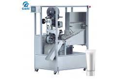 China Soft Plastic Toothpaste Tube Labeling Machine 3000W Automatic Tube Labeler supplier