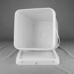 Impact Resistance Square Plastic Bucket Food Grade With Handle