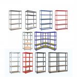 5 Tier Racking Shelves Adjustable Metal Shelves Multi Purpose Boltless 180x90x40CM