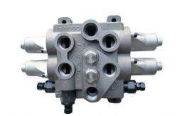 China 630bar 18 ton Excavator Control Valve Hydraulic Distribution supplier