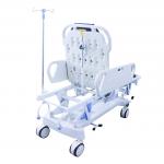 Medical Folding Adjustable Ambulance Patient Transfer Emergency Bed Hospital Stretcher Trolley 560MM 30CM for sale