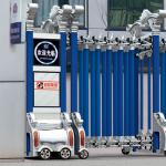 17m / min Electric Folding Sliding Gate Automatic Retractable Stainless Steel 201 304 for sale
