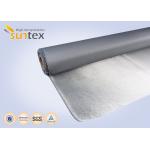 Fireproof PU Coated Fiberglass Fabric one Sided For Expansion Joint for sale