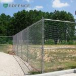 Heavy Duty Galvanized 8' High 6ft Diamond Mesh Fence Gate Panel for sale