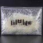 Customized Logo Clear Transparent Plastic Pvc Eco-Friendly Recycle Bubble Zipper Bag for sale
