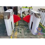 Biometric 0.3s Speed Flap Turnstile Gate Durable Maintenance With LED Light for sale