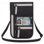 Wholesale Portable Passport Cover Bag Breathable Phone Wallets Unisex Zipper Shoulder Crossbody Bag for sale