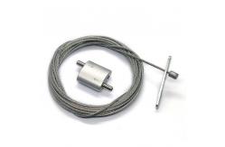 China Adjustable Side Exit Cable Grippers With Hook For Aircraft Stainless Wire Rope supplier