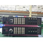12-Channel 12G-SDI Fiber Optic Converter + 4CH XLR Balanced Audio + 4CH 1GB Ethernet, With SMPTE Fiber Connector to Transmit for sale