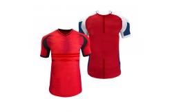 China Upgrade Your Soccer Gear with Our Fan Version Jerseys Breathable and Durable supplier