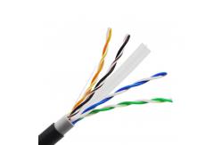 China PVC Jacketed Cat6a Cable Roll 24AWG 500m Network Cable Roll Cat6 Unshielded supplier