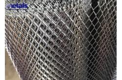 China Diamond Aluminum Expanded Metal Mesh Sheet Flat For Architectural supplier