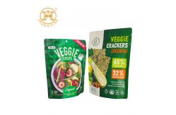 China Mixed Dried Vegetable Chips 8 Oz Stand Up Pouch Packaging With Zipper Resealable supplier