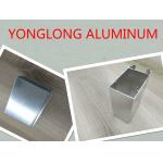 Mechanical Polishing Aluminum Window Profiles Shining Surface Silver White for sale