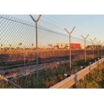 Portable 3.0mm Wire Metal Chain Link Fencing 60g/M2 Galvanized for sale