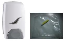 China Lockable Manual Hand Soap Dispenser Wall Mount With Refillable Cartridge supplier