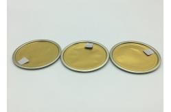 China Durable Aluminium Foil Lids / Metal Or Paper Can Easy Pull Tab Lid supplier